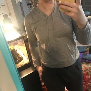Grey hoodie